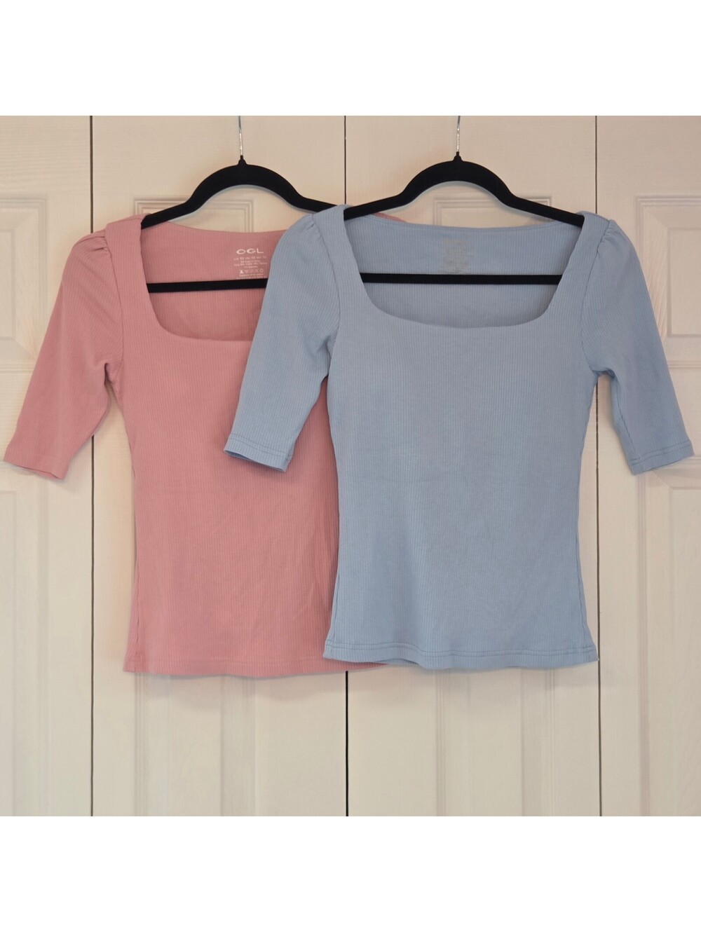 Classy Minimalist Half Sleeve Square Neck Tops Bundle